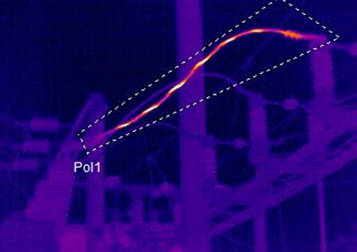 線纜及接頭運行狀況檢測:
線纜斷股及接頭發(fā)熱情況評估